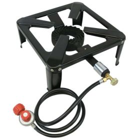 100,000 BTU, 0-20 PSI, Turkey Fryer Single Propane Burner Outdoor Cooker