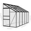 Greenhouse Anthracite Aluminum 220 ft³