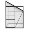 Greenhouse Anthracite Aluminum 185 ft³